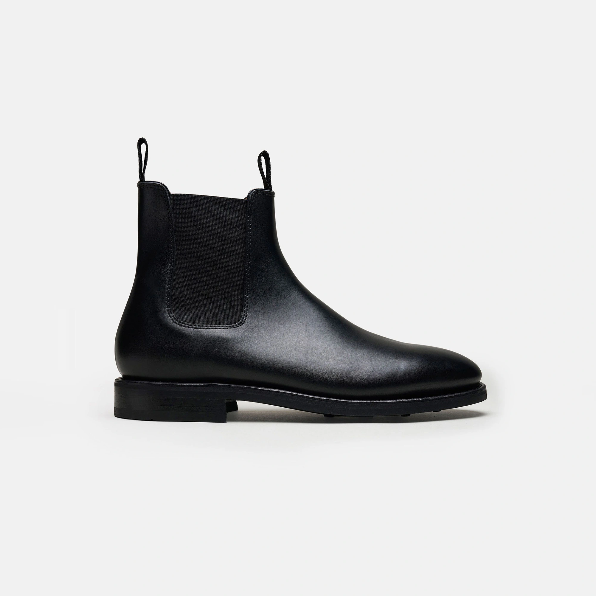 Morjas The Chelsea Boot — Black Calf